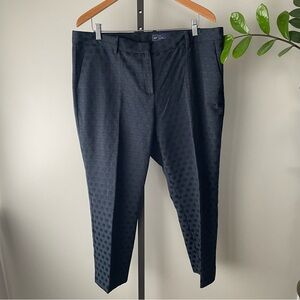GAP Slim Crop Polka Dot Trouser Cropped Pant Plus Size 16R